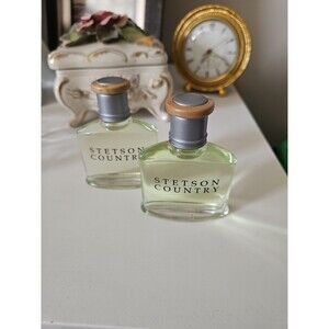 Men's Stetson Country 1 FL Oz Cologne and Aftershave Bottles Full